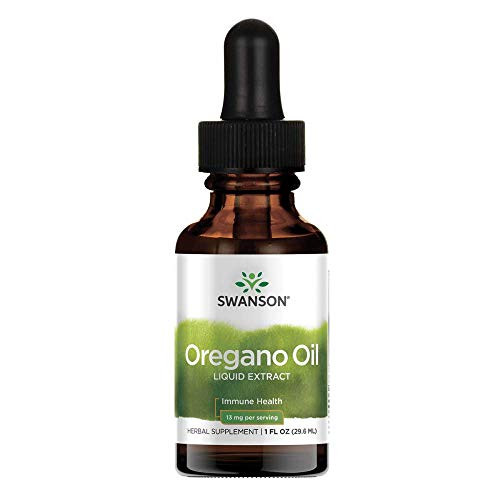 Swanson Oil of Oregano Liquid Extract Alcohol   Sugar Free 1 fl Ounce 29_6 ml Liquid