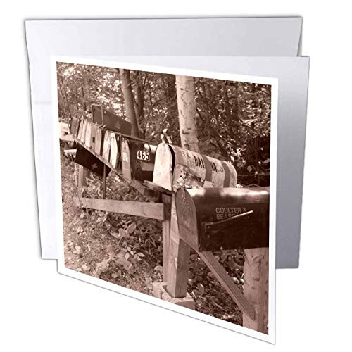 Country Mailboxes - Greeting Card 6 x 6 inches single gc-7813-5