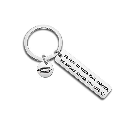 Mailman Gifts Mail Carrier Gifts Post Carrier Gifts Post Service Worker Gifts Postal Worker Keychain Be Nice To Your Mail Carrier He Knows Where You Live Postmaster Gift Mail Carrier Gifts Mailman Gifts Mail Carrier Gifts Post Carrier Gifts Post Service Worker Gifts Postal Worker Keychain Be Nice To Your Mail Carrier He Knows Where You Live Postmaster Gift Mail Carrier Gifts