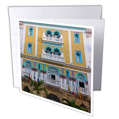 3dRose Old Building In Historic Center Havana Cuba Greeting Cards 6 x 6 Set of 12 gc-134201-2
