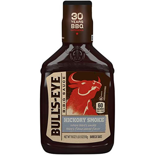 Bulls Eye Hickory Smoke BBQ Sauce 18 oz Bottles Pack of 6