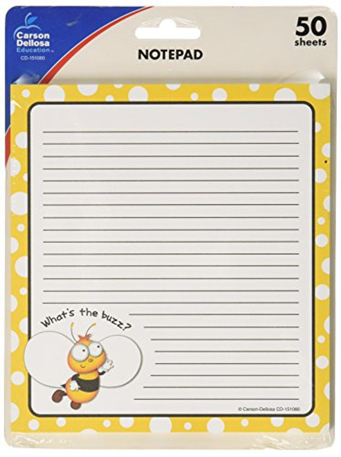 Carson Dellosa Buzz-Worthy Bees Notepad (151080)