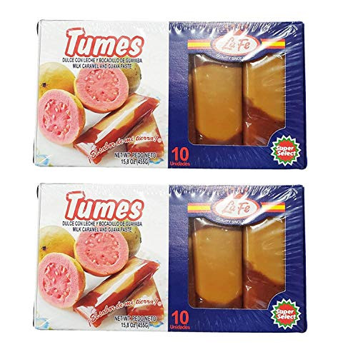 La Fe Tumes Milk Caramel and Guava Paste 2 Pack Total of 31_6oz
