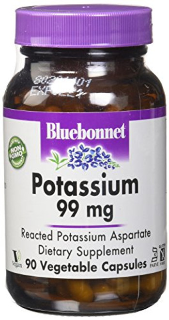 Bluebonnet Nutrition Potassium 99 mg 90 Veggie Caps