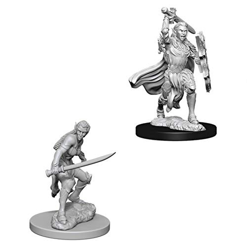 D D Nolzurs Marvelous Unpainted Miniatures Wave 6 Elf Female Fighter