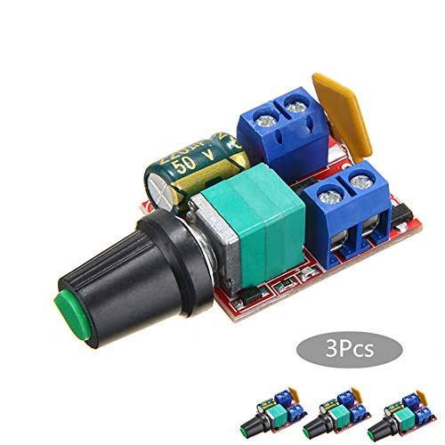 3PCS Mini 5A PWM Max 90W DC Motor Speed Controller Module 3V-35V Speed Control Switch LED Dimmer Hot SalePack of 3pcs
