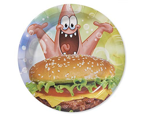 American Greetings SpongeBob SquarePants Party Supplies Dinner Plates 36-Count