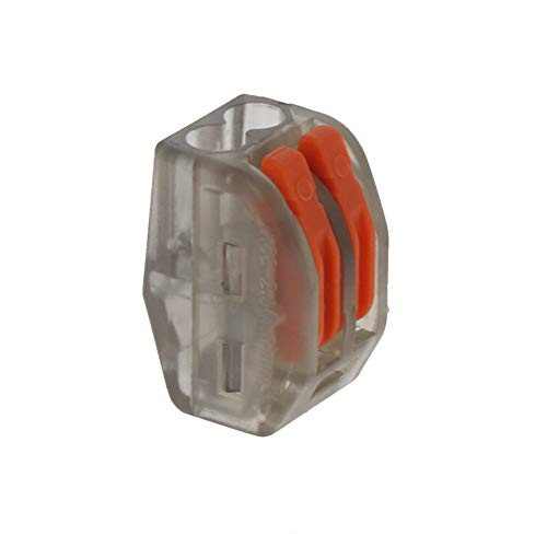 Fielect PCT-212 Spring Wire Connector Screw Quick Spring Connector Terminal Barrier Block Terminal Block Spring Clamp Screw Cable Clamp 15Pcs
