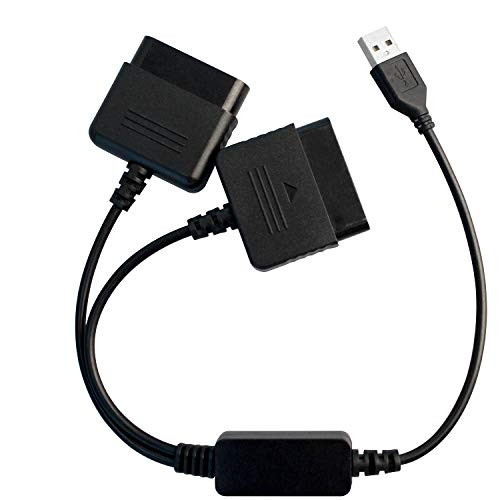 OSTENT PS1 PS2 to PC USB 2_0 Controller Adapter Converter Compatible for Sony PS2 Wired Controller