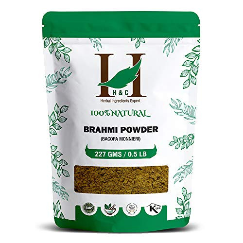 H C 100 Natural Brahmi Powder Bacopa Monnieri 227 G 12 LB H C 100 Natural Brahmi Powder Bacopa Monnieri 227 G 12 LB