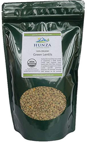 Hunza Organic Green Lentils 2 lbs