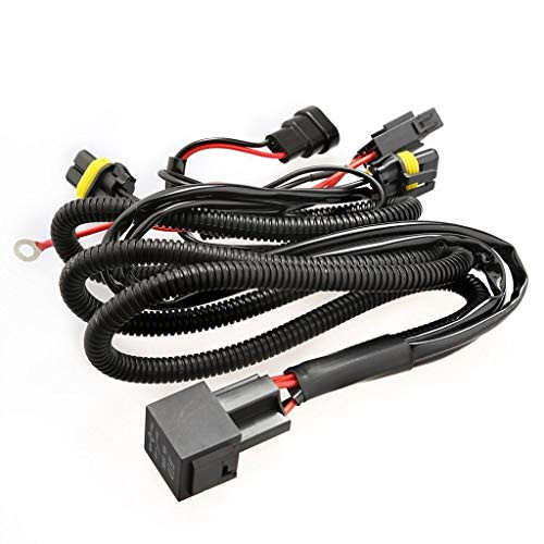 ALL STAR TRUCK PARTS Universal HID Battery Wiring Relay Harness 12V 40 AMP 35W55W - H1 H3 H7 H8 H9 H10 H11 9005 9006 5202 880 881 9140 9145