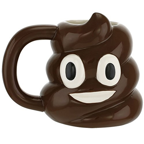 Smiley Poop Emoji Emoticon Ceramic Mug Cup 20 oz