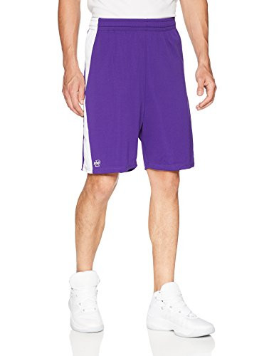 Intensity Diamond Flatback Mesh Basketball Shorts PurpleWhite 3X-Large
