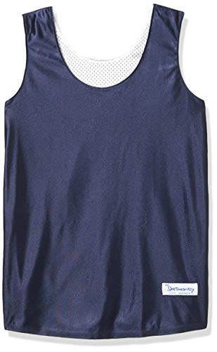 Intensity Womens Dazzle Reversible Basketball Jersey NavyWhite Medium