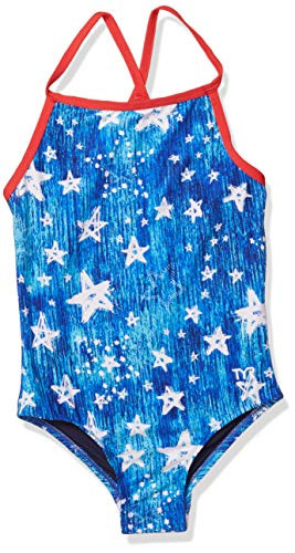 TYR Girls Twinkle Addy Diamondfit NavyWhite M