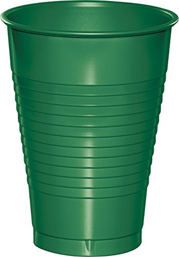 Creative Converting Plastic Cups 12 oz Emerald Green
