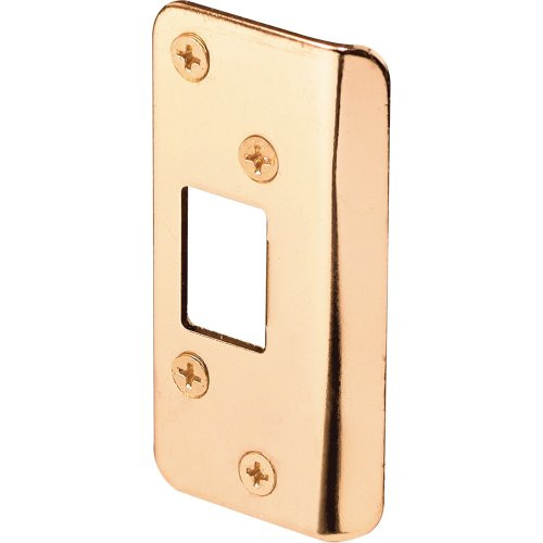 Defender Security E 2324 Continuous Lip Door Strike, Brass Plated