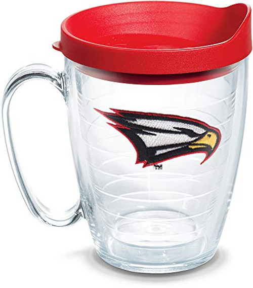 Tervis Polk State Eagles Logo Tumbler with Emblem and Red Lid 16oz Mug Clear Tervis Polk State Eagles Logo Tumbler with Emblem and Red Lid 16oz Mug Clear
