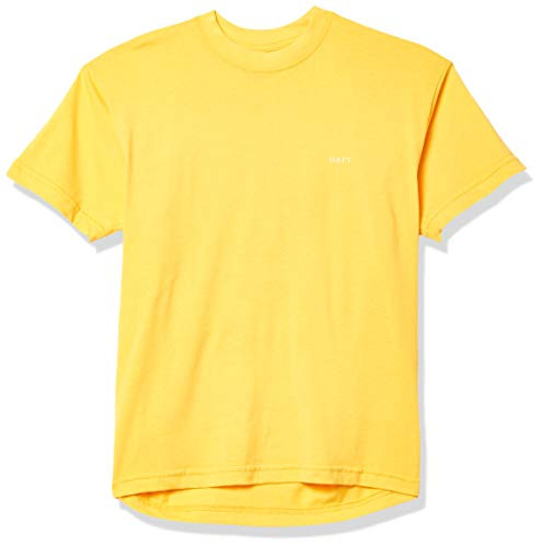Obey Mens SS Sustainable Enhanced Disintegration TEE Yellow Medium