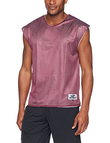 Intensity Sleeveless Reversible Jersey MaroonWhite Small