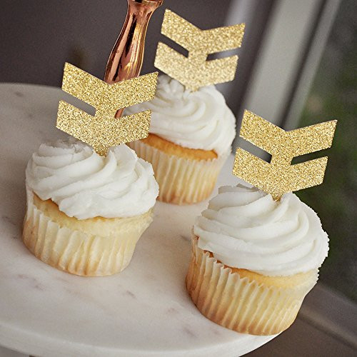 Tribal Baby Shower Decorations_ Dreamcatcher toppers_ Arrow Cupcake Toppers 12CT_