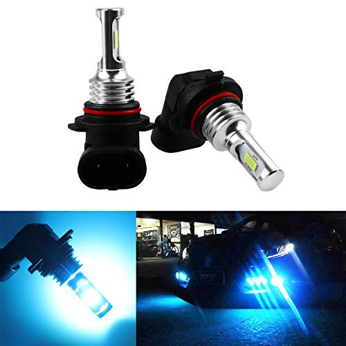 2pcs 9006 HB4 High Power Led Fog Light Bulbs 3570 Chip Super Bright Light Replacement 360Fully Angle Degrees Light Output - Ice-bule