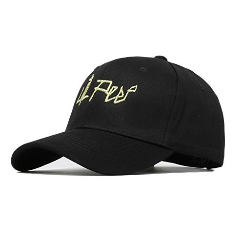 Lil Peep Golden Embroidery Baseball Cap Ski Hip Hop Men Women Hat Black Adjustable