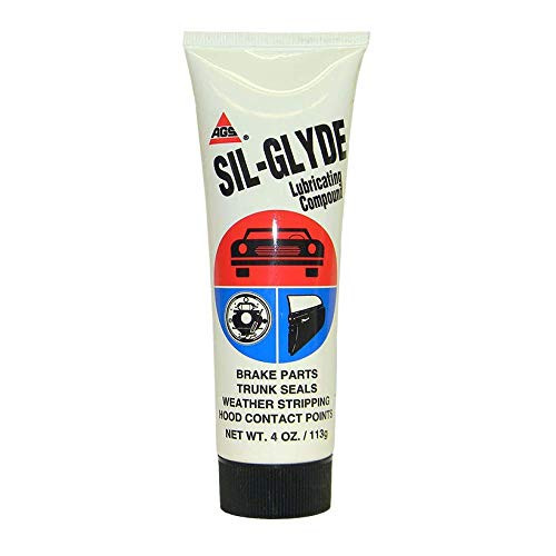 AGS SIL-Glyde Multi-Purpose Weatherproofing Lubricating Compound for All Surfaces - 4 oz Tube