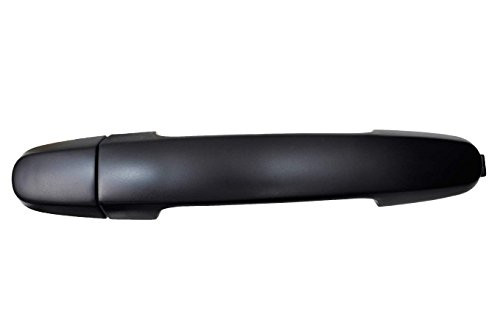 PT Auto Warehouse TO-3180P-FRK - Outer Exterior Outside Door Handle Primed Black - without Keyhole Passenger Side Front