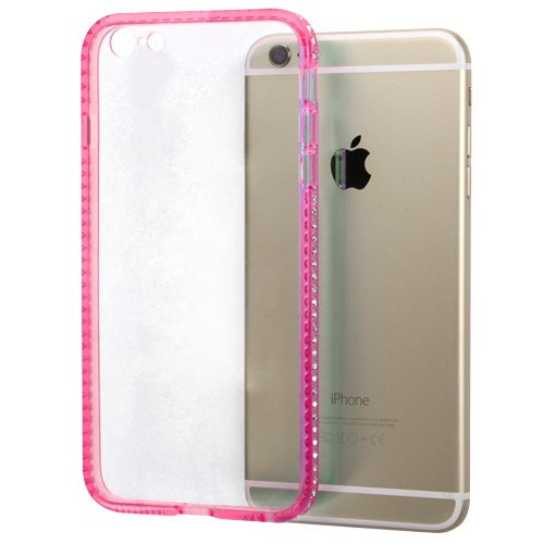 MyBat Cell Phone Case for Apple iPhone 6 Plus/6s Plus - Retail Packaging - Transparent/Pink