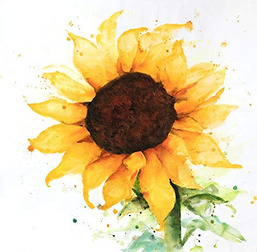 Posterazzi Collection Sunflower Poster Print by Atelier B Art Studio 12 x 12
