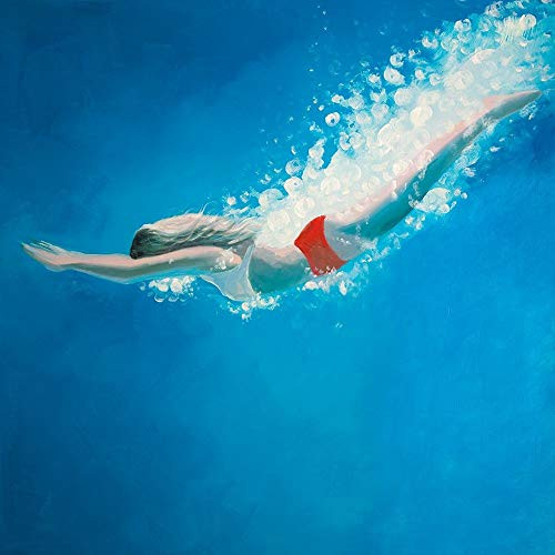 Posterazzi Collection Diving Jump Poster Print by Atelier B Art Studio 12 x 12