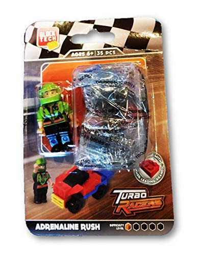 Block Tech Turbo Racers Ages 6 Adrenaline Rush