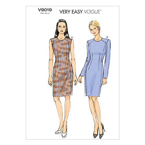 Vogue Patterns V9019 Misses'/Misses' Petite Dress Sewing Template, Size E5 (14-16-18-20-22) Vogue Patterns V9019 Misses'/Misses' Petite Dress Sewing Template, Size E5 (14-16-18-20-22)