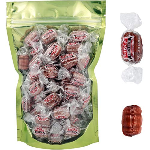 IBC Root Beer Barrels Sugar-Free Hard Candy Kosher Individually Wrapped 60 Count 1 Pound IBC Root Beer Barrels Sugar-Free Hard Candy Kosher Individually Wrapped 60 Count 1 Pound