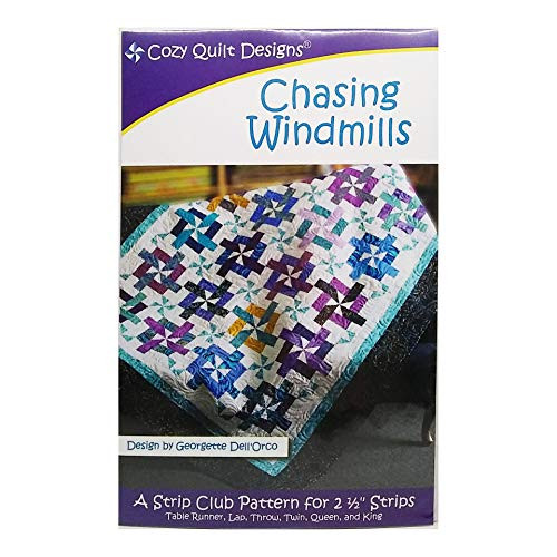 Cozy Quilt Designs Strip Club Pattern - Chasing Windmills Includes Instructions for Six Project Sizes Cozy Quilt Designs Strip Club Pattern - Chasing Windmills Includes Instructions for Six Project Sizes