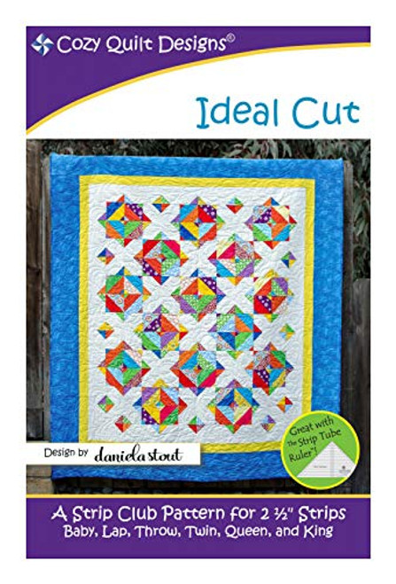 Cozy Quilt Designs Strip Club Pattern - Ideal Cut Includes Instructions for six Project Sizes Cozy Quilt Designs Strip Club Pattern - Ideal Cut Includes Instructions for six Project Sizes