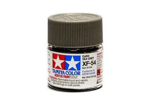 TAMIYA 81754 Acrylic Mini XF54 Dark Sea Gray 1/3 oz