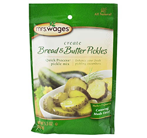 Mrs_ Wages Quick Process Pickle Seasoning Mix- 2 Packets Bread   Butter