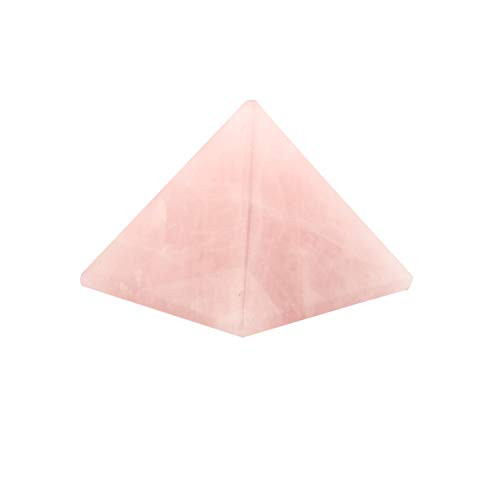 1_5inch Natural Rose Quartz Pyramid Carved Chakra Healing Crystal Reiki Stone Gemstone Radiation Deflection Home Decor Gift Decoration Crafts Rose Quartz 1_5inch Natural Rose Quartz Pyramid Carved Chakra Healing Crystal Reiki Stone Gemstone Radiation Deflection Home Decor Gift Decoration Crafts Rose Quartz