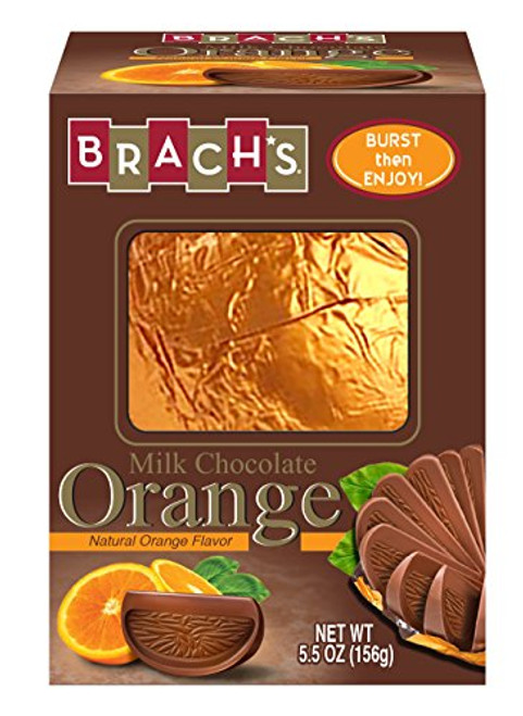 Brachs Candy Premium Milk Chocolate Orange Ball 5_5 Ounces Brachs Candy Premium Milk Chocolate Orange Ball 5_5 Ounces