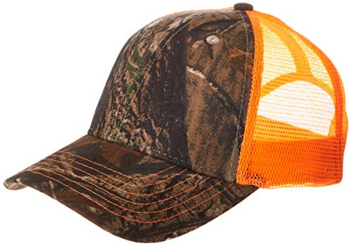 Marky G Apparel Camo Mesh-Back Cap Realtree ApNe-1 One Size