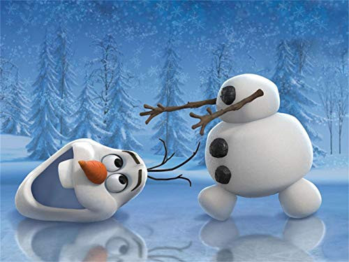 AMAILY Diamond Painting Kits for Adults - 5D Diamond Art Kits with Painting by Number Kits for Beginners - Great Decor for HomeLiving RoomOfficeKitchenShop Snowman 11_815_7Inch