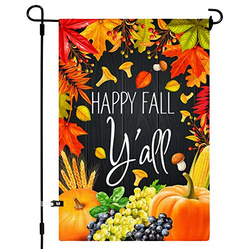Whaline Welcome Autumn Garden Flag Double-Sided Fall Harvest Yard Flag Pumpkin Leaves Crops Outdoor Burlap Flag with Windproof Clip for Autumn Theme Thanksgiving Party Decoration 12_5 x 18 Inch Whaline Welcome Autumn Garden Flag Double-Sided Fall Harvest Yard Flag Pumpkin Leaves Crops Outdoor Burlap Flag with Windproof Clip for Autumn Theme Thanksgiving Party Decoration 12_5 x 18 Inch