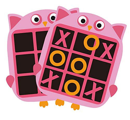 cotxdag Valentine Tic Tac Toe Game Cards - V-Day Kids Party Class Activity Favors Supplies 24players