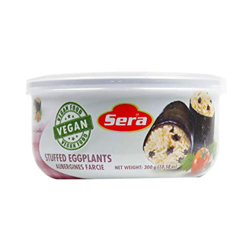 Sera Stuffed Eggplants Easy- Open Can Ready to Eat VEGAN Stuffed Eggplant Patlican Dolma 10_58oz Sera Stuffed Eggplants Easy- Open Can Ready to Eat VEGAN Stuffed Eggplant Patlican Dolma 10_58oz
