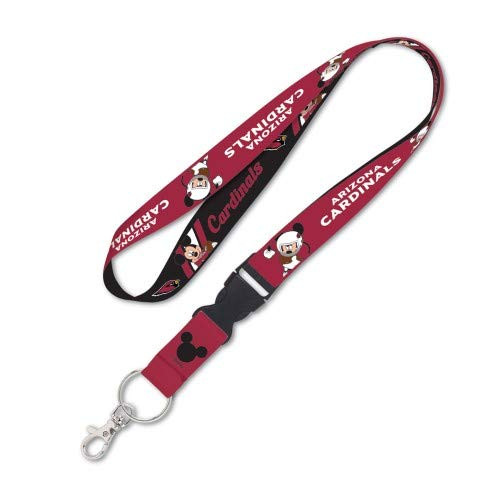WinCraft Arizona Cardinals Disney Mickey NFL Lanyard