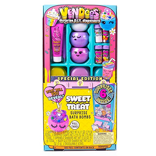 Vendees Sweet Treat Bath Bombs by Horizon Group USA Create Colorful Fizzing DIY Bath Bombs Using Glitter Sprinkles More_Use Your Surprise DIY Dispenser to Revel Surprises More_Multicolored Vendees Sweet Treat Bath Bombs by Horizon Group USA Create Colorful Fizzing DIY Bath Bombs Using Glitter Sprinkles More_Use Your Surprise DIY Dispenser to Revel Surprises More_Multicolored
