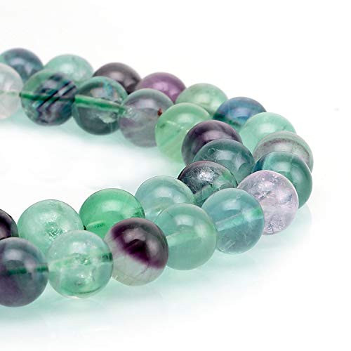 JM Design 2_0mm Large Hole Fluorite Smooth Round Size 8mm 15_5 per Strand Gemstone Loose Beads for Jewelry Making JM Design 2_0mm Large Hole Fluorite Smooth Round Size 8mm 15_5 per Strand Gemstone Loose Beads for Jewelry Making